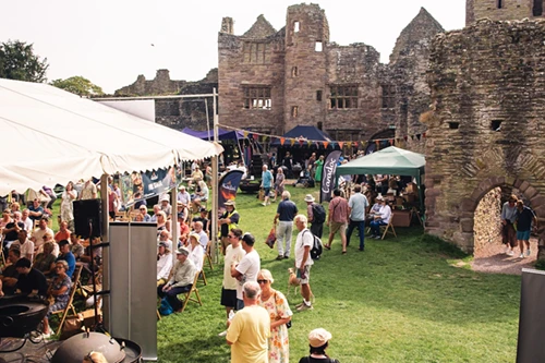At the festival